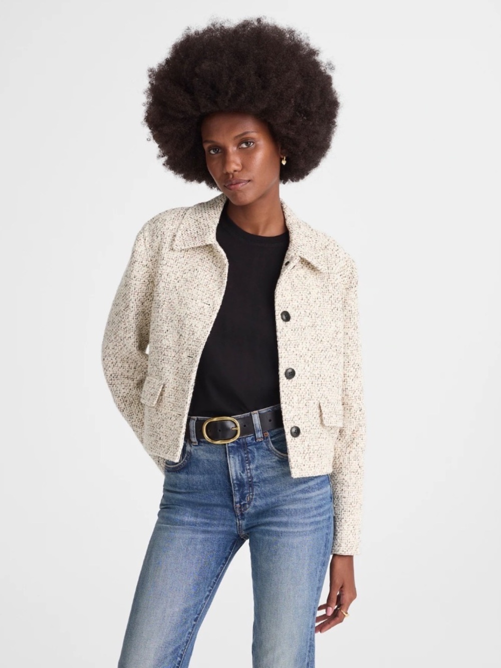 Madewell Button-Front Jacket - Picture 3 of 6